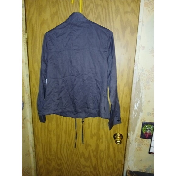 Daily Thread Charcoal Jacket Womens Size Large Viscose NWT Snap Buttons Zippered - Picture 2 of 16